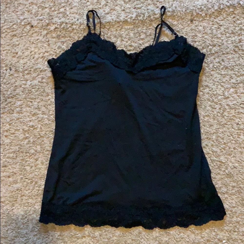 Black tank top